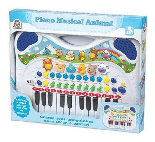 Piano Teclado Musical Infantil Eletrônico Gravador 6407